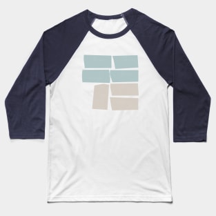 Minimal Wood Blocks 4 Baseball T-Shirt